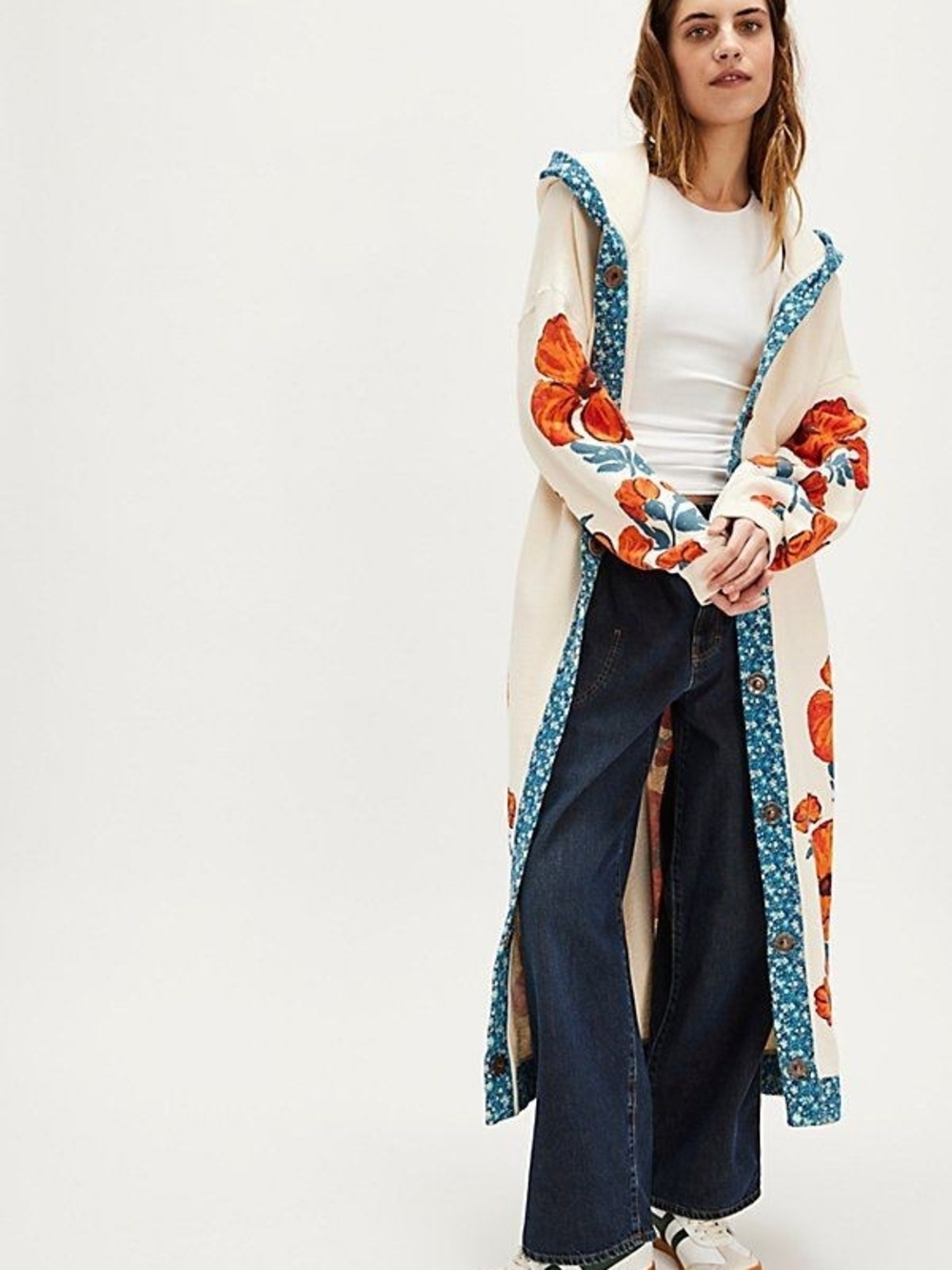 Free People Super Bloom Maxi Cardigan - Picture 2 of 8